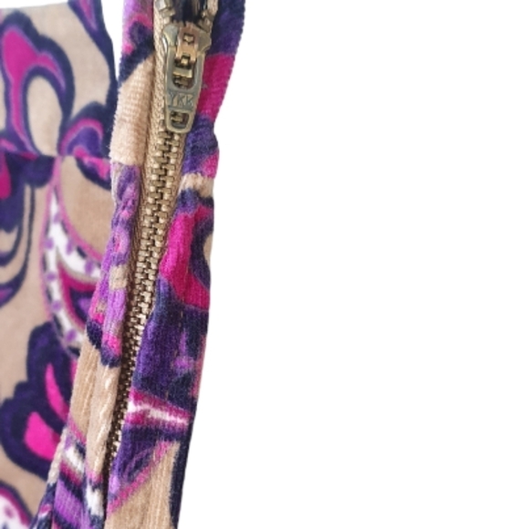 ANN TAYLOR Skirt Corduroy Floral Paisley Print Women's Size 4 - Picture 4 of 6